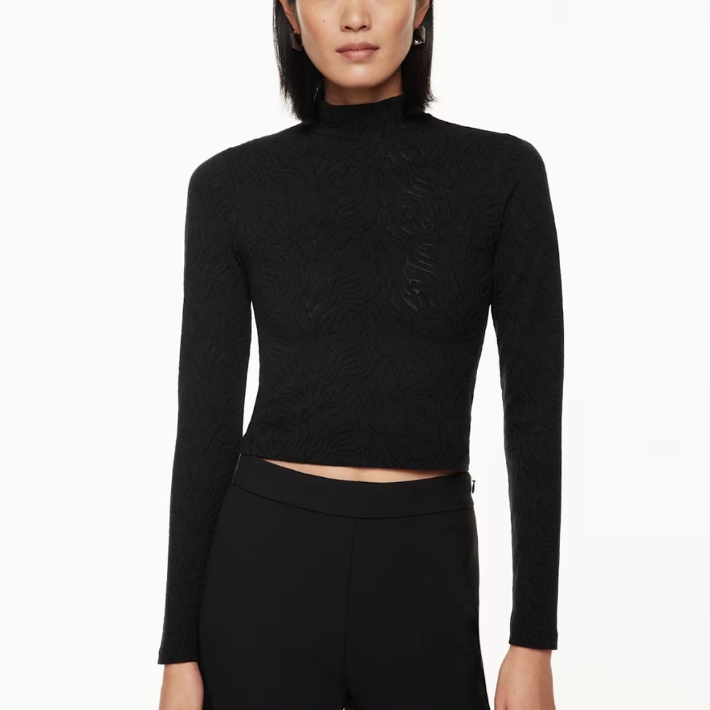 NWT Babaton Shapelace Mockneck Longsleeve